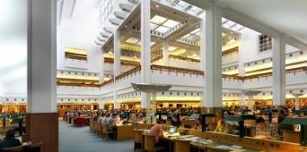 La sala de lectura de la Biblioteca Británica