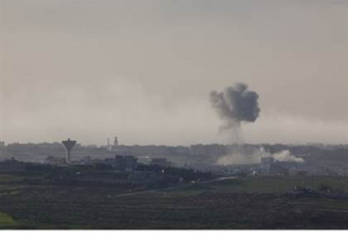 Ataque aereo en Gaza