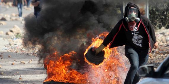palestinian-terror-riot-fire-protest-silwan-west-bank-