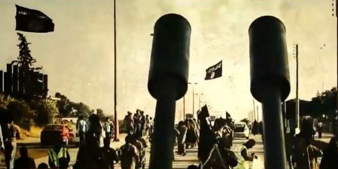 ISIS-flag-parade